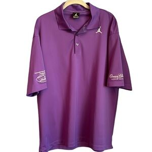 Michael Jordan Celebrity Invitational Purple Polo Men’s Size L